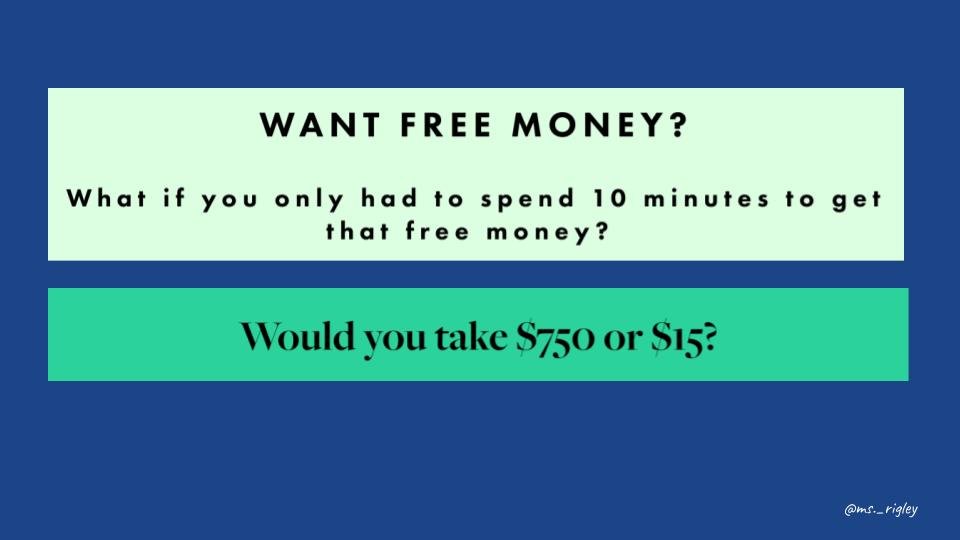 free money for teens