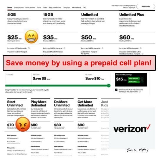 prepaid cell phone plans for teens