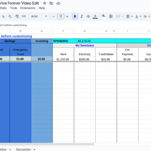 Money Monitor Sheet for Teach Teens Money Class